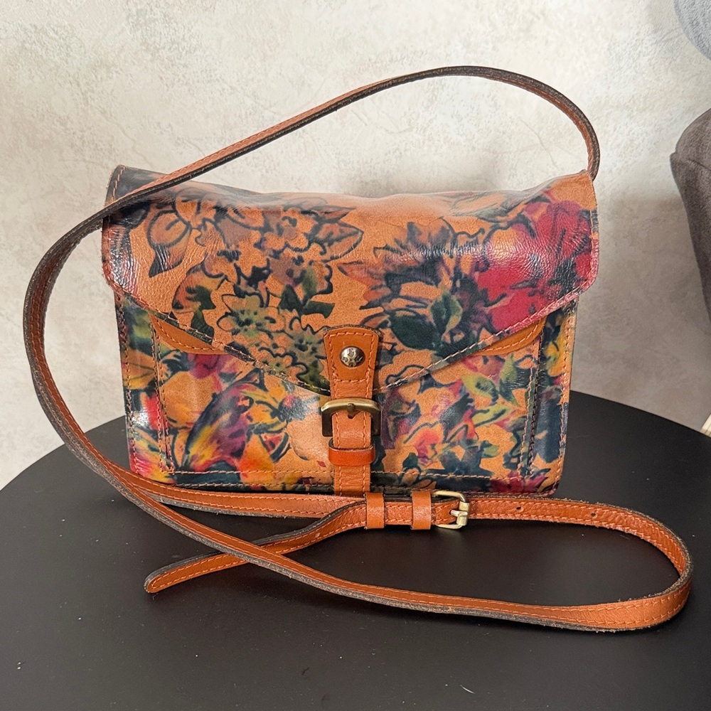 Patricia Nash Multicolor Floral Crossbody Bag